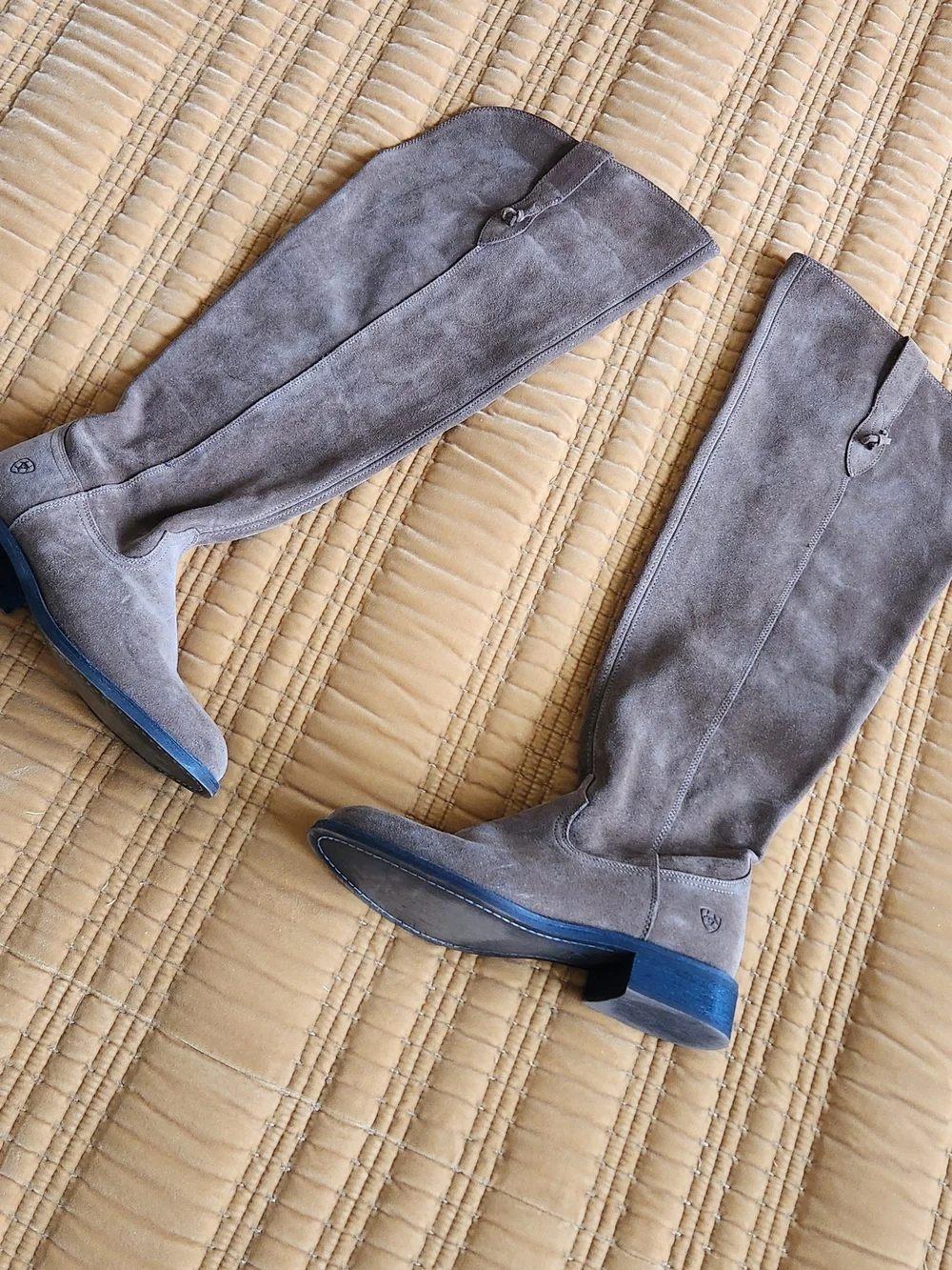 Women's, Brown Suede Over The Knee-High Boots. Size US 9.